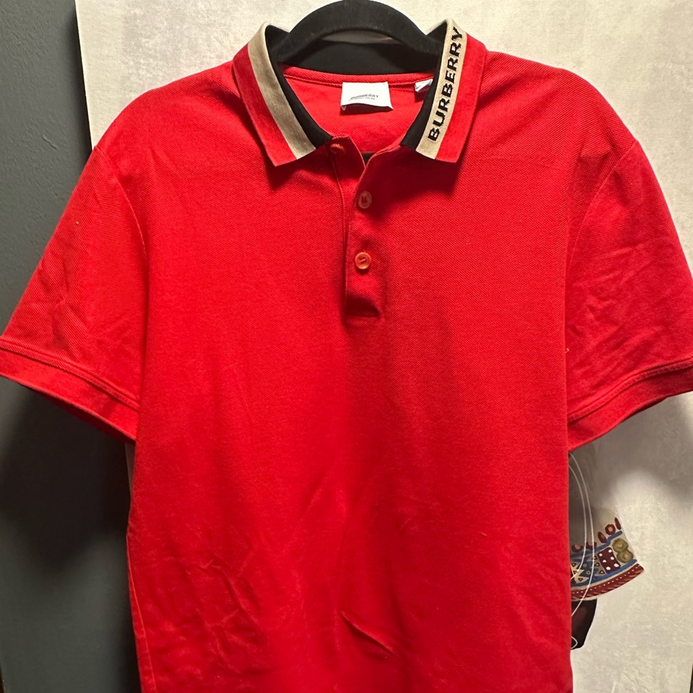 Men’s size L Burberry Polo